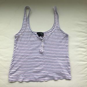 Topshop Striped Tank Top